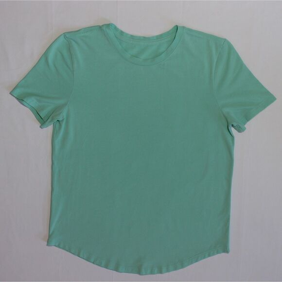 Lululemon Love Crew Curved Hem T-Shirt Wild Mint Size 4 (est) - Picture 1 of 3